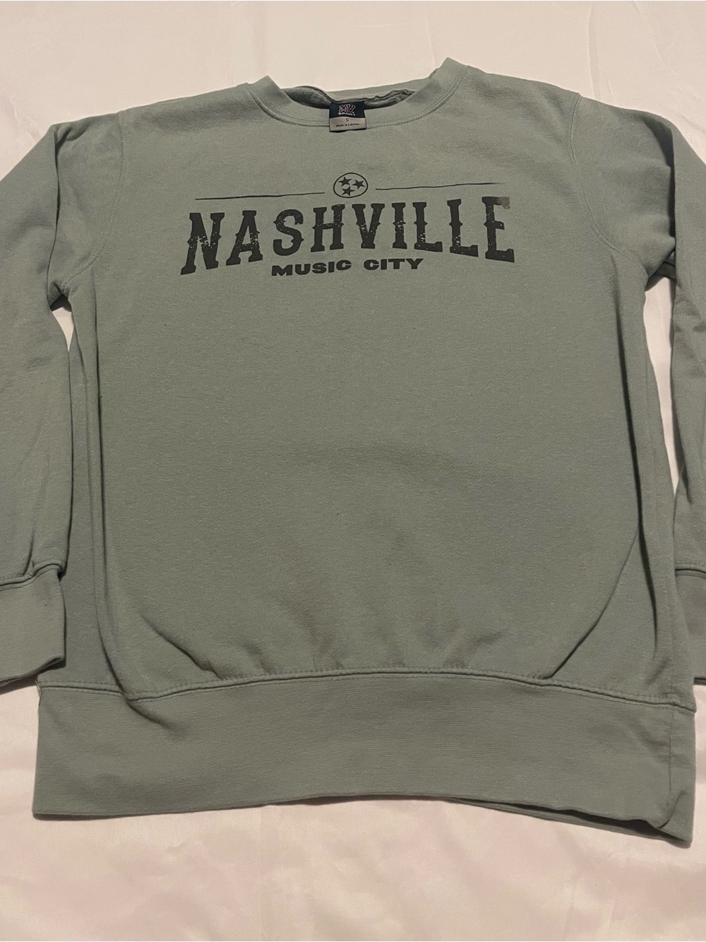 MV Sport Nashville Music City Crewneck - Sage Green